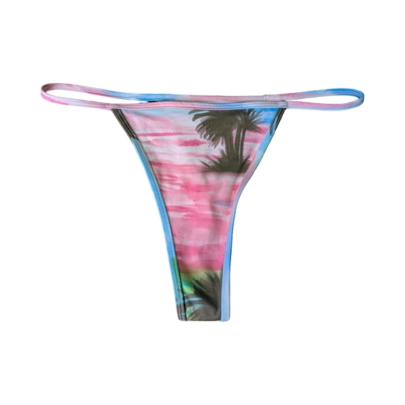 Frankie's Bikini Thong Bottom NWOT Harmony Thong Bikini Bottom Size Small - Picture 2 of 8